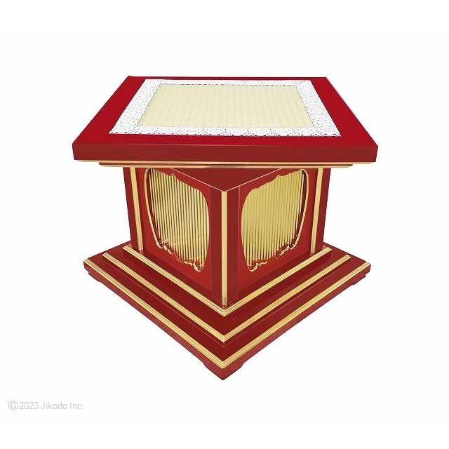 寺院仏具】潤み塗り ご導師様用高級礼盤(椅子式) 360度回転する 寺院仏具】潤み塗り ご導師様用高級礼盤(椅子式) 360度回転する