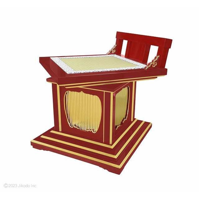 寺院仏具】潤み塗り 背もたれ付 ご導師様用高級礼盤(椅子式) 360 寺院仏具】潤み塗り 背もたれ付 ご導師様用高級礼盤(椅子式) 360