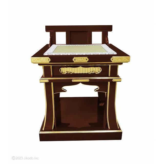 寺院仏具】潤み塗り 高級背高導師机用椅子(椅子ごと回る回転台 寺院仏具】潤み塗り 高級背高導師机用椅子(椅子ごと回る回転台