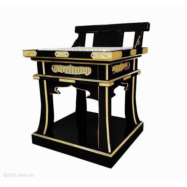 寺院仏具】潤み塗り 高級背高導師机用椅子(椅子ごと回る回転台 寺院仏具】潤み塗り 高級背高導師机用椅子(椅子ごと回る回転台