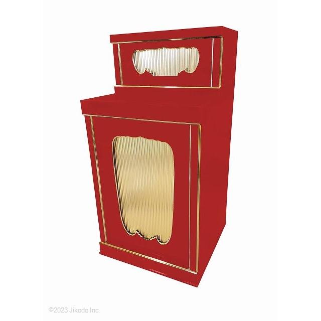 寺院仏具】朱塗り 二段式一間須弥壇 安心の国産寺院仏具 自社 寺院仏具】朱塗り 二段式一間須弥壇 安心の国産寺院仏具 自社