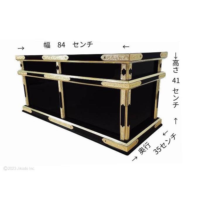 寺院仏具】黒塗り 金具付き焼香台(脇机、向机) 安心の国産寺院 寺院仏具】黒塗り 金具付き焼香台(脇机、向机) 安心の国産寺院