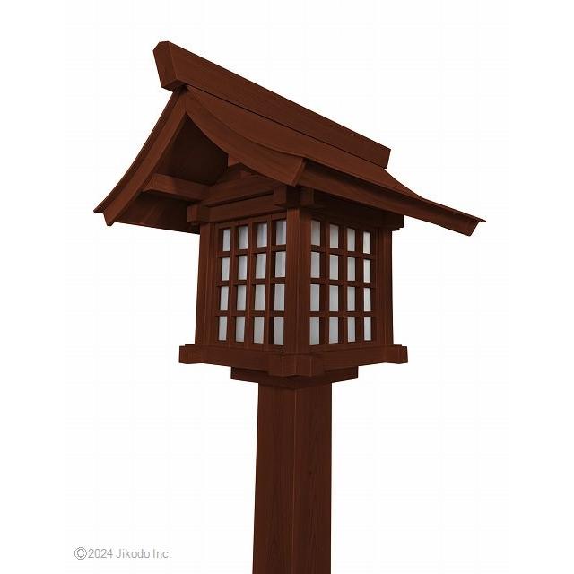 神具】潤み色 桧製の置き型神前灯篭(室内用) 高さ1.5メートル 神具】潤み色 桧製の置き型神前灯篭(室内用) 高さ1.5メートル