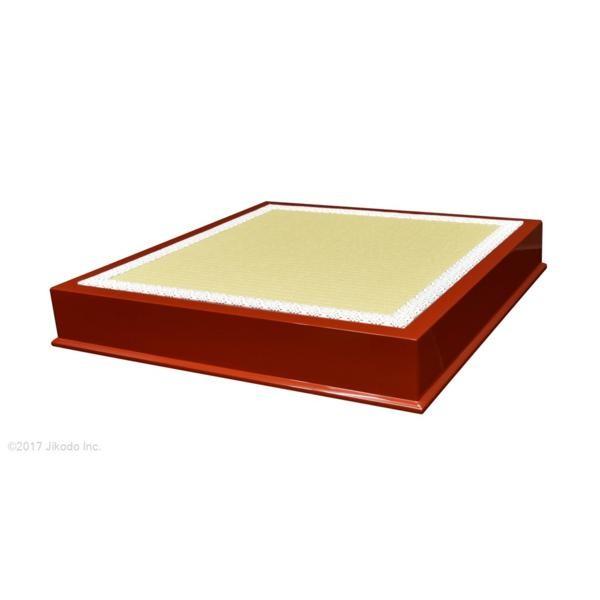 【寺院仏具】幅60センチ　朱塗りの木製礼盤（仏前用）　高級品　3色から選べます　(受注生産品)(商品番号11004s）