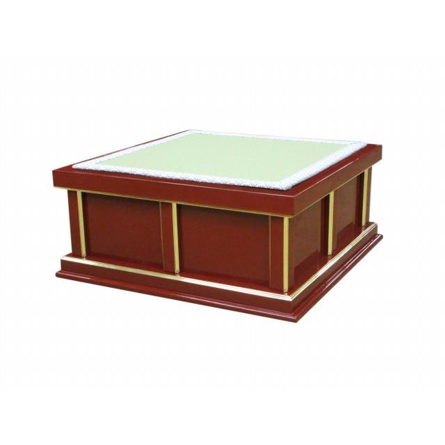 寺院仏具】幅60センチ 朱塗りの新型礼盤 (受注生産品)(商品番号 寺院仏具】幅60センチ 朱塗りの新型礼盤 (受注生産品)(商品番号