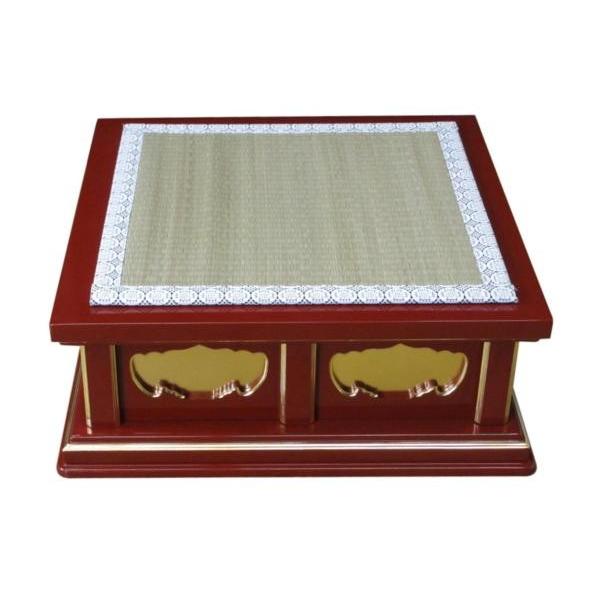 寺院仏具】幅60センチ 朱塗りの一重礼盤 (受注生産品)(商品番号 寺院仏具】幅60センチ 朱塗りの一重礼盤 (受注生産品)(商品番号
