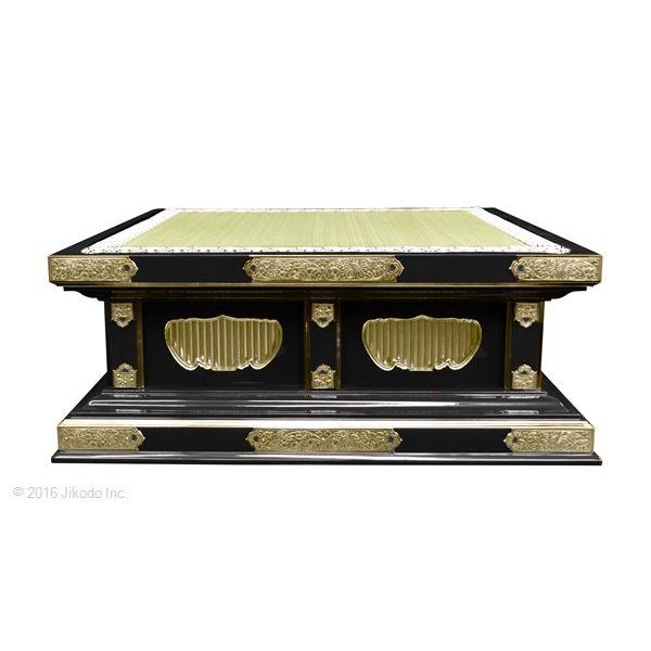 寺院仏具】幅60センチ 黒塗りの高級礼盤 金具付き 各宗派対応 寺院仏具】幅60センチ 黒塗りの高級礼盤 金具付き 各宗派対応