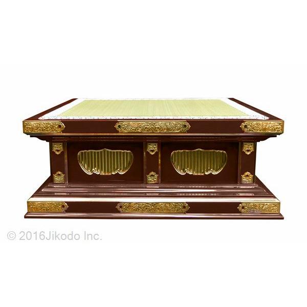 寺院仏具】幅60センチ 黒塗りの高級礼盤 金具付き 各宗派対応 寺院仏具】幅60センチ 黒塗りの高級礼盤 金具付き 各宗派対応