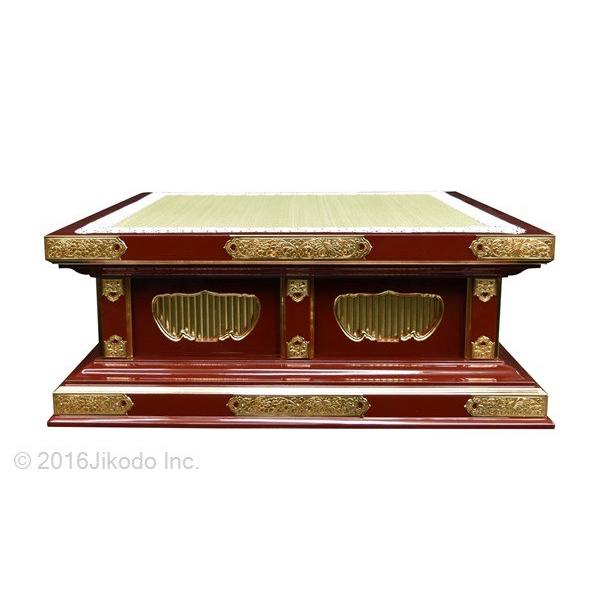 寺院仏具】幅60センチ 潤み塗りの高級礼盤 金具付き 各宗派対応 寺院仏具】幅60センチ 潤み塗りの高級礼盤 金具付き 各宗派対応