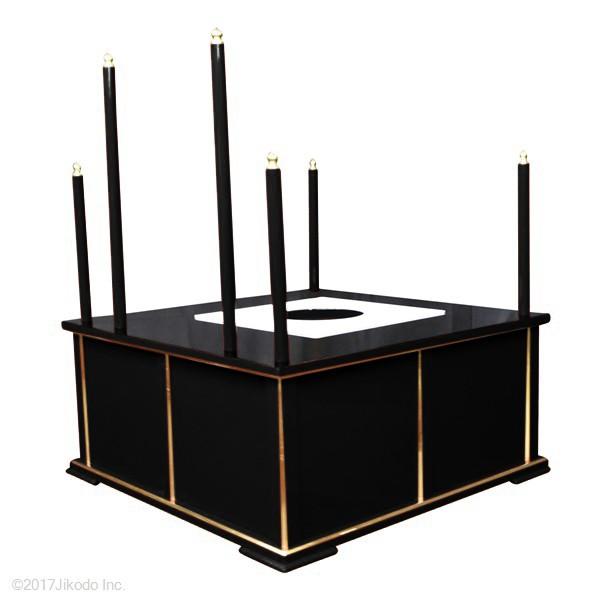 寺院仏具】潤み塗り 3.5尺 簡易型の護摩壇・大壇 (壇のみ) 密教 寺院仏具】潤み塗り 3.5尺 簡易型の護摩壇・大壇 (壇のみ) 密教