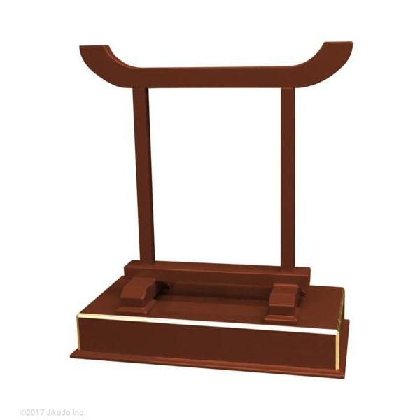 寺院仏具】柱内1尺 朱塗りの台付簡易式磬台(ケイ台) 国内自社 寺院仏具】柱内1尺 朱塗りの台付簡易式磬台(ケイ台) 国内自社