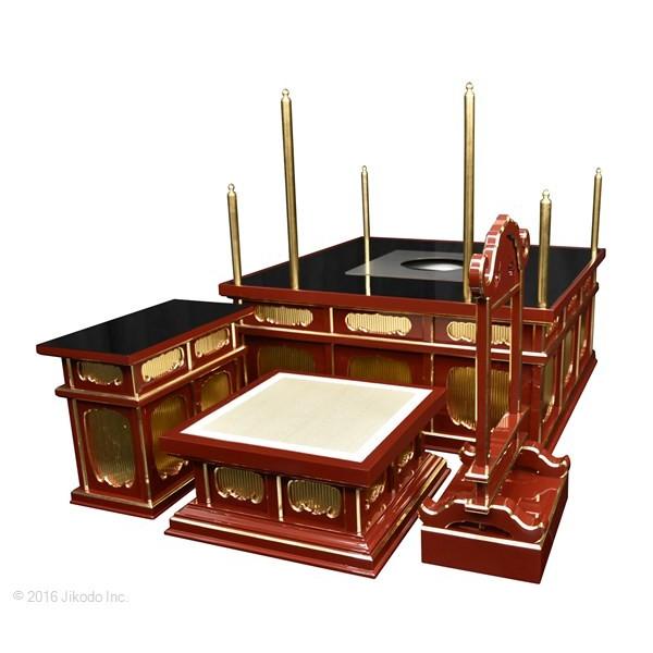 寺院仏具】黒塗り 3.5尺 二重護摩壇・大壇 ケイ台付(磬台) 国内 寺院仏具】黒塗り 3.5尺 二重護摩壇・大壇 ケイ台付(磬台) 国内