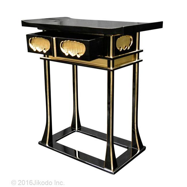 寺院仏具】朱塗り 幅60センチの天反り背高経机 安心の国産品 寺院仏具】朱塗り 幅60センチの天反り背高経机 安心の国産品