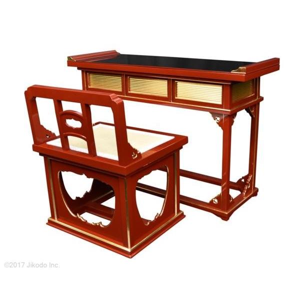 寺院仏具】黒塗り ご導師様 焼香机セット 幅約120センチ 安心の 寺院仏具】黒塗り ご導師様 焼香机セット 幅約120センチ 安心の