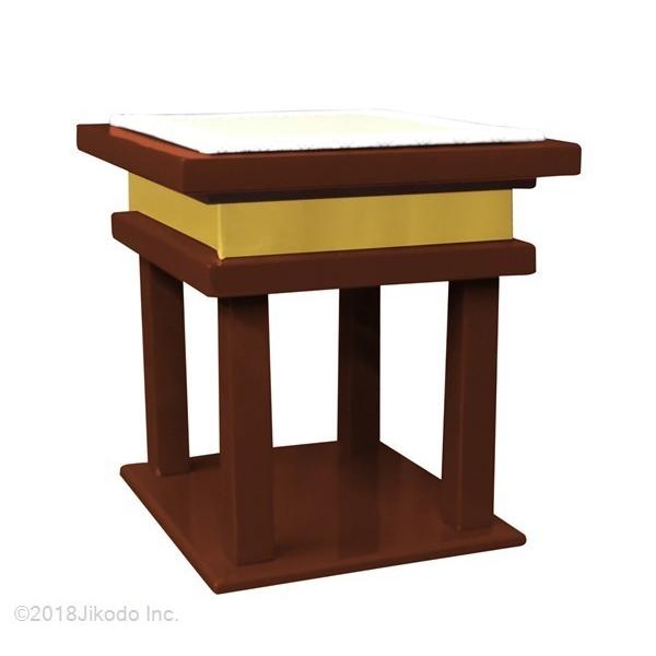 寺院仏具】 朱塗り 慈光型の背高経机用椅子(ご導師様用の礼盤 寺院仏具】 朱塗り 慈光型の背高経机用椅子(ご導師様用の礼盤
