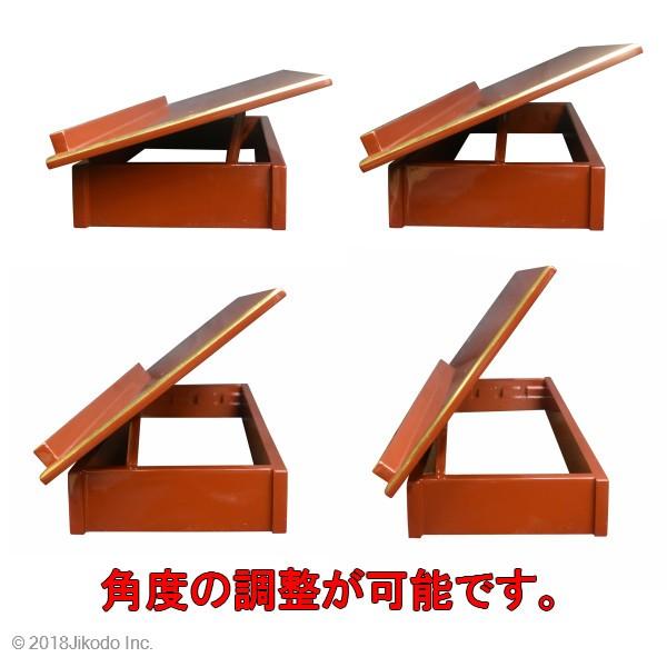 寺院仏具】潤み塗り 角度調整可能 護摩用 札立て 折りたたみ式 寺院仏具】潤み塗り 角度調整可能 護摩用 札立て 折りたたみ式