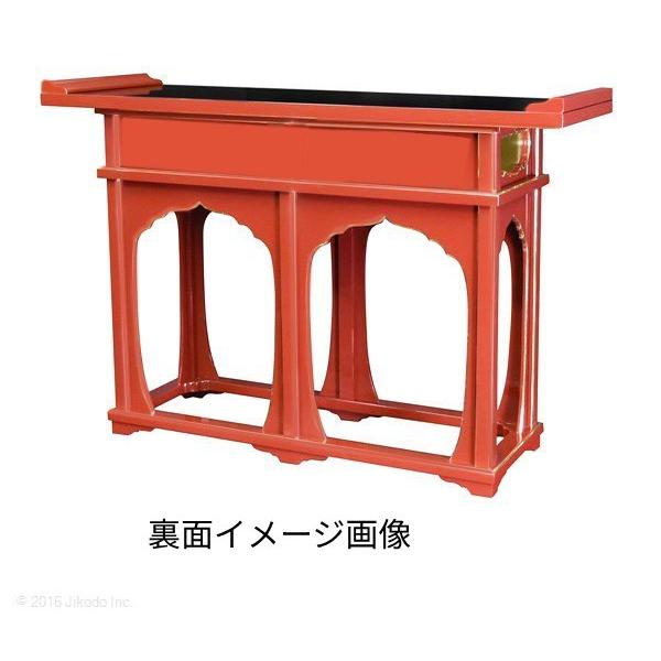 寺院仏具】黒塗り 立焼香机 幅約105センチ 安心の国産品 自社 寺院仏具】黒塗り 立焼香机 幅約105センチ 安心の国産品 自社