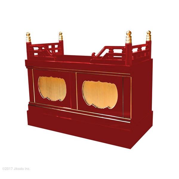 寺院仏具】潤み塗り 幅150センチの箱型高級須弥壇 高欄付 安心の 寺院仏具】潤み塗り 幅150センチの箱型高級須弥壇 高欄付 安心の