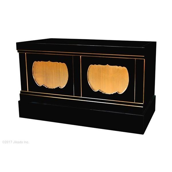 寺院仏具】黒塗り 幅150センチの箱型高級須弥壇 安心の国産品 寺院仏具】黒塗り 幅150センチの箱型高級須弥壇 安心の国産品