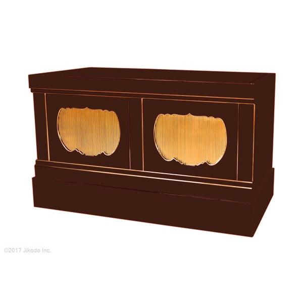寺院仏具】潤み塗り 幅150センチの箱型高級須弥壇 安心の国産品 寺院仏具】潤み塗り 幅150センチの箱型高級須弥壇 安心の国産品