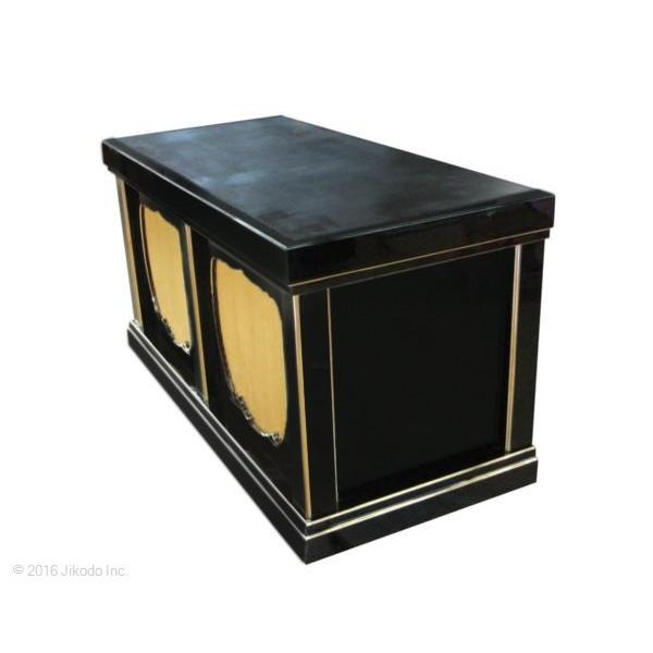 寺院仏具】黒塗り 幅150センチの二間須弥壇 安心の国産品 自社 寺院仏具】黒塗り 幅150センチの二間須弥壇 安心の国産品 自社