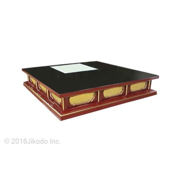 寺院仏具】潤み塗り 二畳台 幅120センチ 国内自社工場製作品 寺院仏具】潤み塗り 二畳台 幅120センチ 国内自社工場製作品