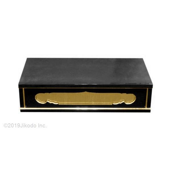 寺院仏具】黒塗り 一間仏像台 幅90cm×高さ27cm×奥行き45cm 寺院仏具】黒塗り 一間仏像台 幅90cm×高さ27cm×奥行き45cm