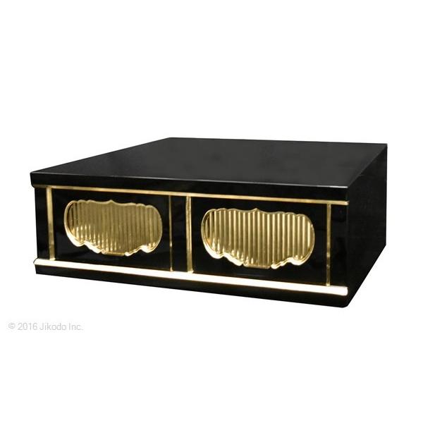 寺院仏具】潤み塗り 二間仏像台 幅60cmx高さ20cmx奥行60cm 寺院仏具】潤み塗り 二間仏像台 幅60cmx高さ20cmx奥行60cm