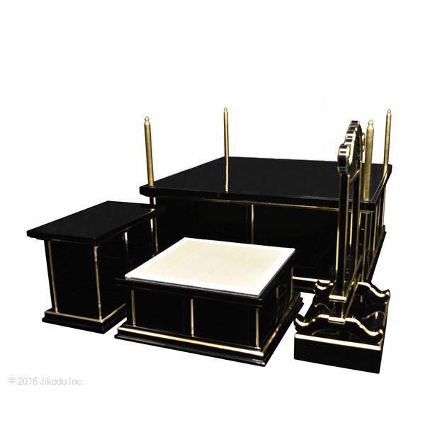 寺院仏具】朱塗り 3.5尺 新型大壇 大壇・護摩壇 ケイ台付(磬台 寺院仏具】朱塗り 3.5尺 新型大壇 大壇・護摩壇 ケイ台付(磬台