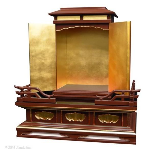 寺院仏具】黒塗り 厨子と高欄付き低背須弥壇の2点セット 厨子台 寺院仏具】黒塗り 厨子と高欄付き低背須弥壇の2点セット 厨子台