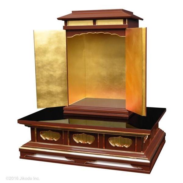 寺院仏具】朱塗り 厨子と須弥壇の2点セット 厨子台幅90センチ 寺院仏具】朱塗り 厨子と須弥壇の2点セット 厨子台幅90センチ