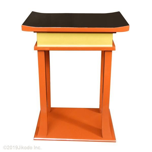 寺院仏具】潤み塗り 慈光型 天反り背高経机(引き出し無し) 国内 寺院仏具】潤み塗り 慈光型 天反り背高経机(引き出し無し) 国内