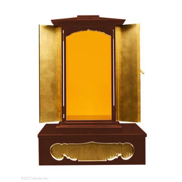 寺院仏具】潤み塗り 金具付 新型角厨子と厨子台セット 厨子高さ 寺院仏具】潤み塗り 金具付 新型角厨子と厨子台セット 厨子高さ