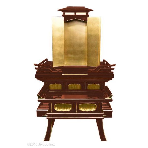 寺院仏具】潤み塗り 須弥壇と厨子と経机 3点セット 厨子台幅90 寺院仏具】潤み塗り 須弥壇と厨子と経机 3点セット 厨子台幅90