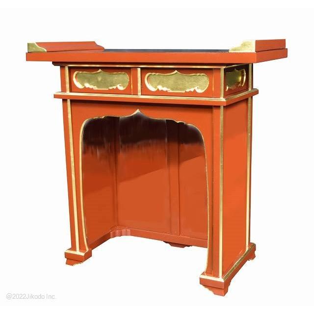 寺院仏具】黒塗り 椅子用導師机(幅75cmx高74cmx奥34cm)安心の 寺院仏具】黒塗り 椅子用導師机(幅75cmx高74cmx奥34cm)安心の