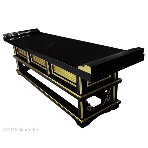 寺院仏具】黒塗り 焼香机 安心の国産品 自社工場にて製作 木製 寺院仏具】黒塗り 焼香机 安心の国産品 自社工場にて製作 木製