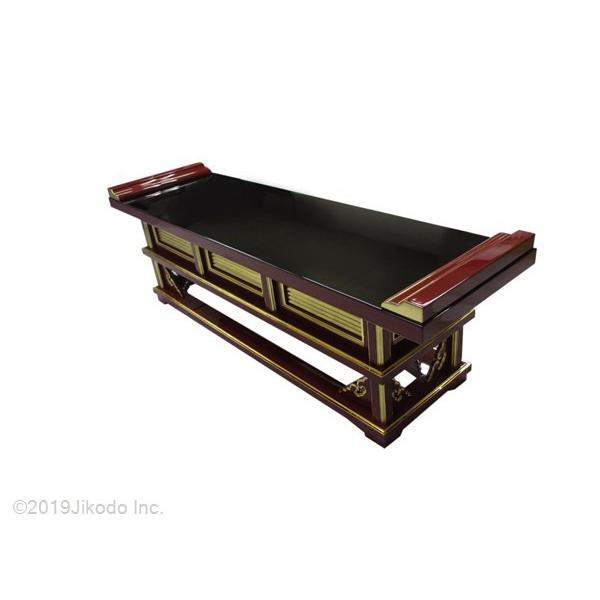 寺院仏具】朱塗り 焼香机 安心の国産品 自社工場にて製作 木製 寺院仏具】朱塗り 焼香机 安心の国産品 自社工場にて製作 木製