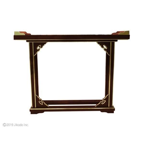 寺院仏具】黒塗り 御所型供物台(焼香机) 安心の国産品 自社工場 寺院仏具】黒塗り 御所型供物台(焼香机) 安心の国産品 自社工場
