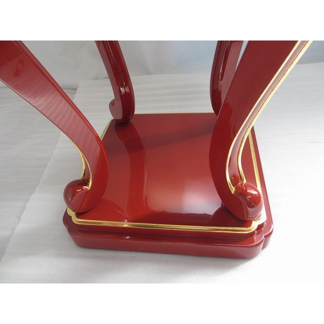 特別販売品】朱塗り 中央香台(幅約30.3cmx高さ約62cm)長期在庫 特別販売品】朱塗り 中央香台(幅約30.3cmx高さ約62cm)長期在庫