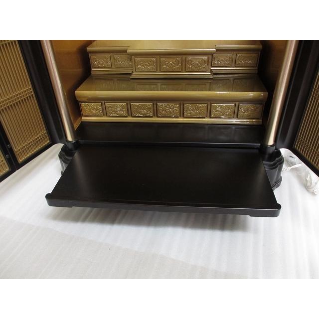 特別販売品】黒檀調上置き仏壇 (内寸幅約44cmx高50cmx奥28cm