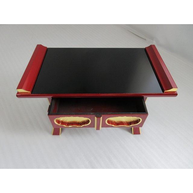 特別販売品】朱塗り 経机 1.4尺(幅約42.5cm×高約24cm×奥行約22.5 特別販売品】朱塗り 経机 1.4尺(幅約42.5cm×高約24cm×奥行約22.5