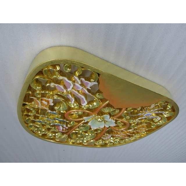 特別販売品】木製 彩色 華鬘1個 本体のみ(幅約34cm奥約27cm厚約 特別販売品】木製 彩色 華鬘1個 本体のみ(幅約34cm奥約27cm厚約