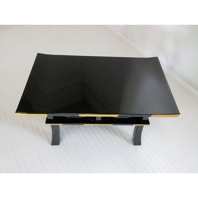 特別販売品】黒塗り 天反経机 1.6尺 金具付き(幅48.5cmx高 特別販売品】黒塗り 天反経机 1.6尺 金具付き(幅48.5cmx高