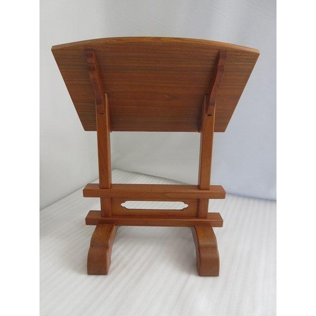 特別販売品】見台 欅調仕上げ 幅1.4尺(幅42.5cm高51.5cm奥26.5cm 特別販売品】見台 欅調仕上げ 幅1.4尺(幅42.5cm高51.5cm奥26.5cm