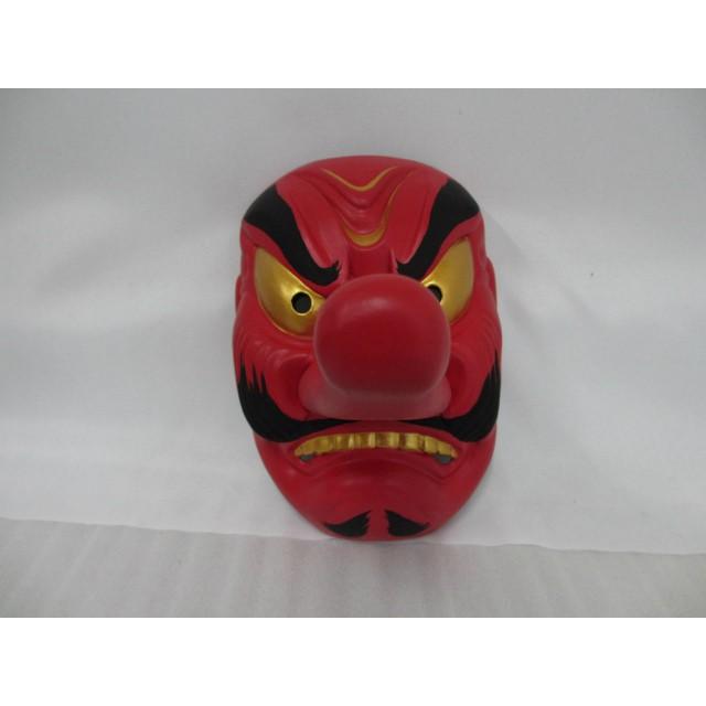 特別販売品】木製 天狗面NO.2 (縦約21.5cm×横約15cm×奥行約22cm) 在庫 