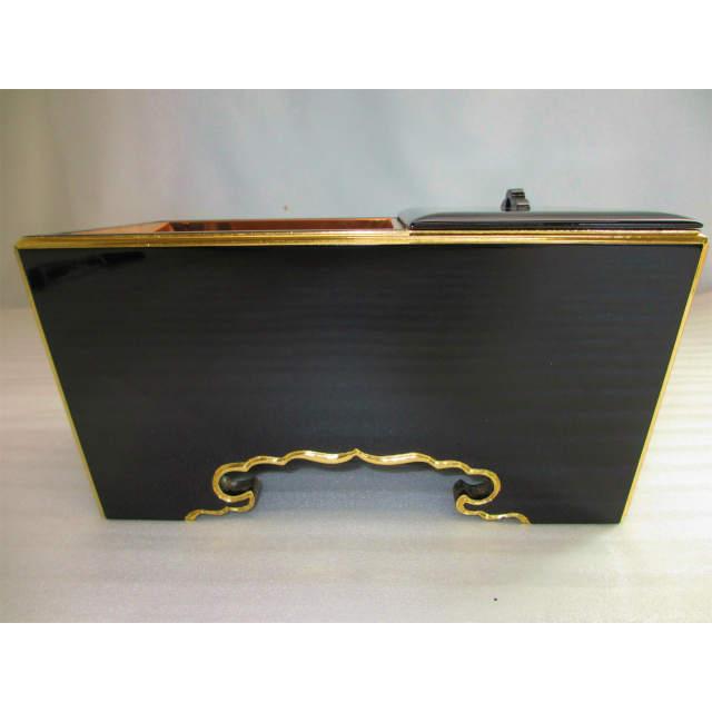 特別販売品】黒塗り 角香炉 オトシ付き (幅27cm高13cm奥15cm 特別販売品】黒塗り 角香炉 オトシ付き (幅27cm高13cm奥15cm