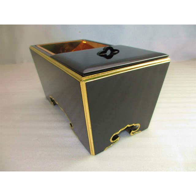 特別販売品】黒塗り 角香炉 オトシ付き (幅27cm高13cm奥15cm 特別販売品】黒塗り 角香炉 オトシ付き (幅27cm高13cm奥15cm