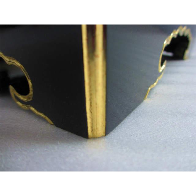 特別販売品】黒塗り 角香炉 オトシ付き (幅27cm高13cm奥15cm 特別販売品】黒塗り 角香炉 オトシ付き (幅27cm高13cm奥15cm