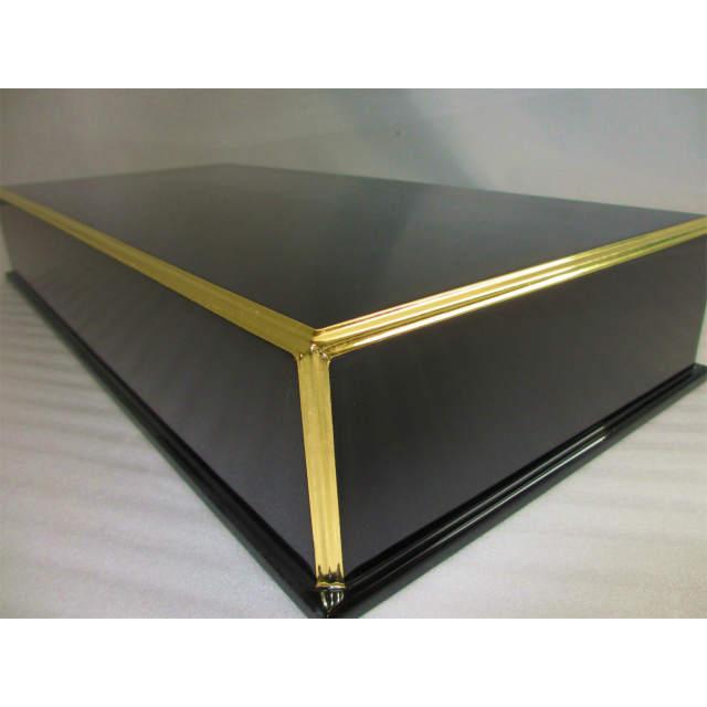 金属製仏像 約30cm 黒い台座付き