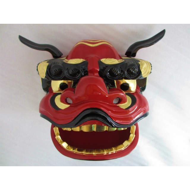 特別販売品】獅子頭 幅約28センチ(幅約28cm×高さ約25cm×奥行約24cm